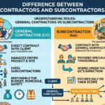 Difference Between Contractors and Subcontractors