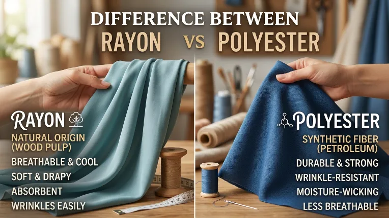 Difference Between Rayon and Polyester