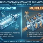Difference between Resonator and Muffler