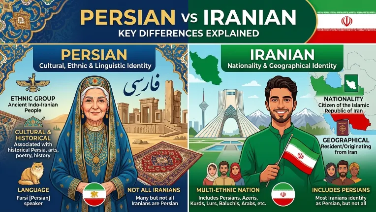 Persian vs Iranian