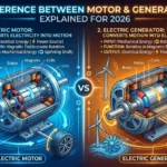 Difference Between Motor and Generator