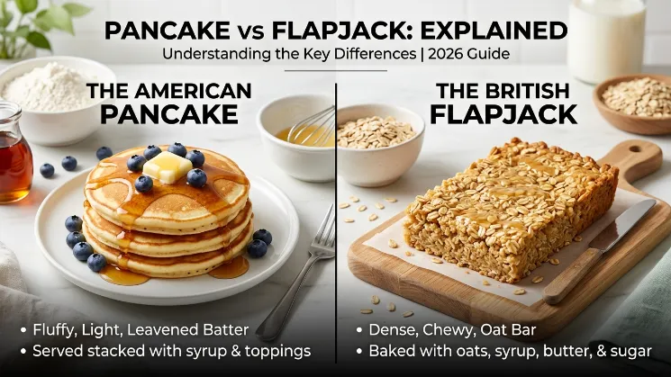 Difference Between Pancake and Flapjack