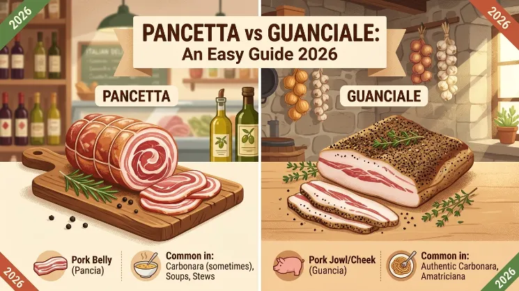 Difference Between Pancetta and Guanciale