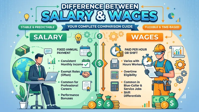 Difference Between Salary and Wages