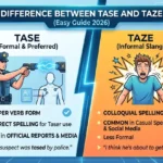 Difference Between Tase and Taze