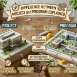 difference between project and program