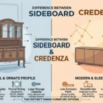 Difference Between Sideboard and Credenza