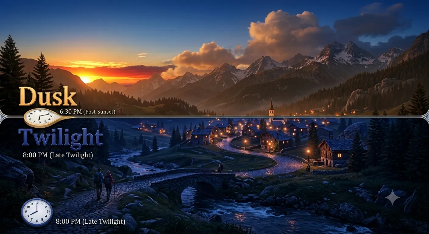 dawn to dusk