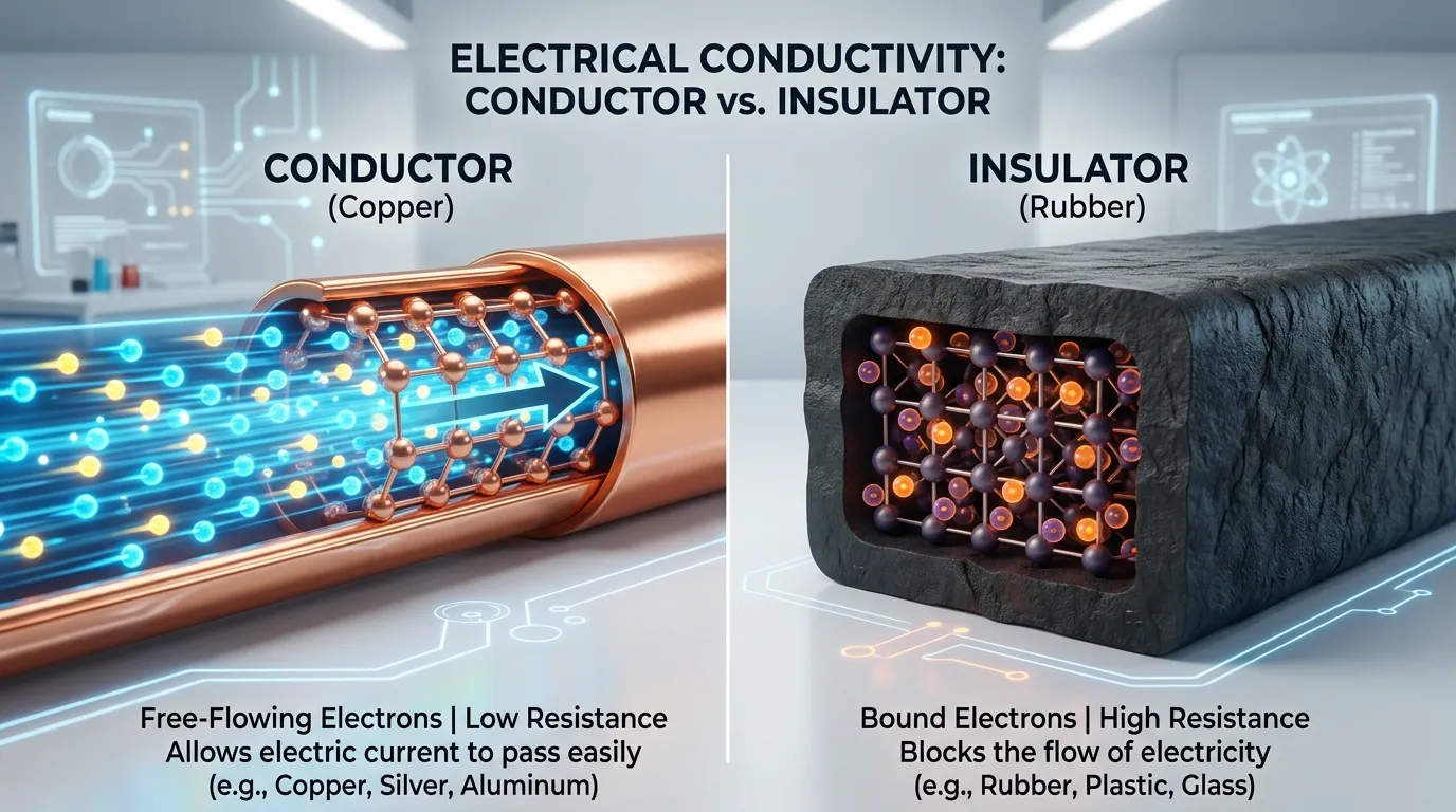 Difference Between Conductor and Insulator