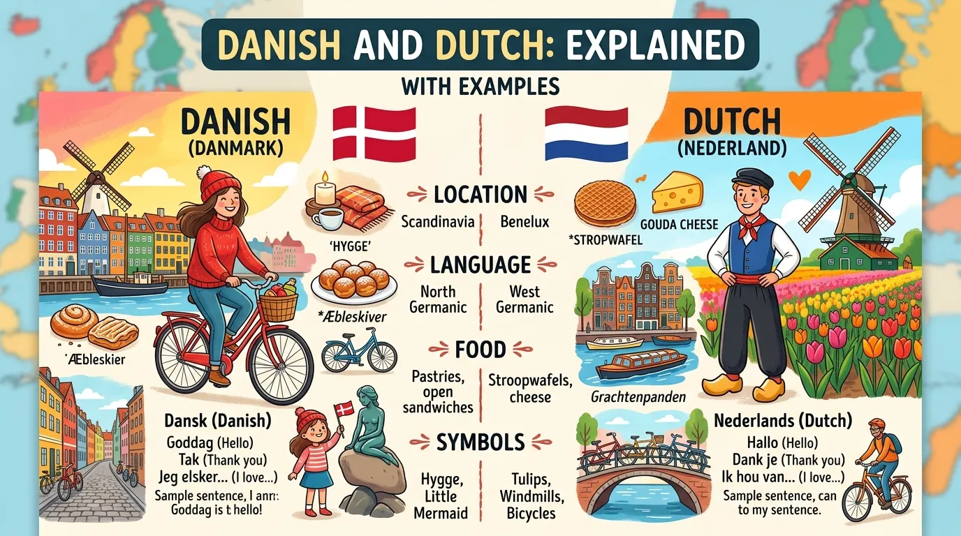Difference Between Danish and Dutch