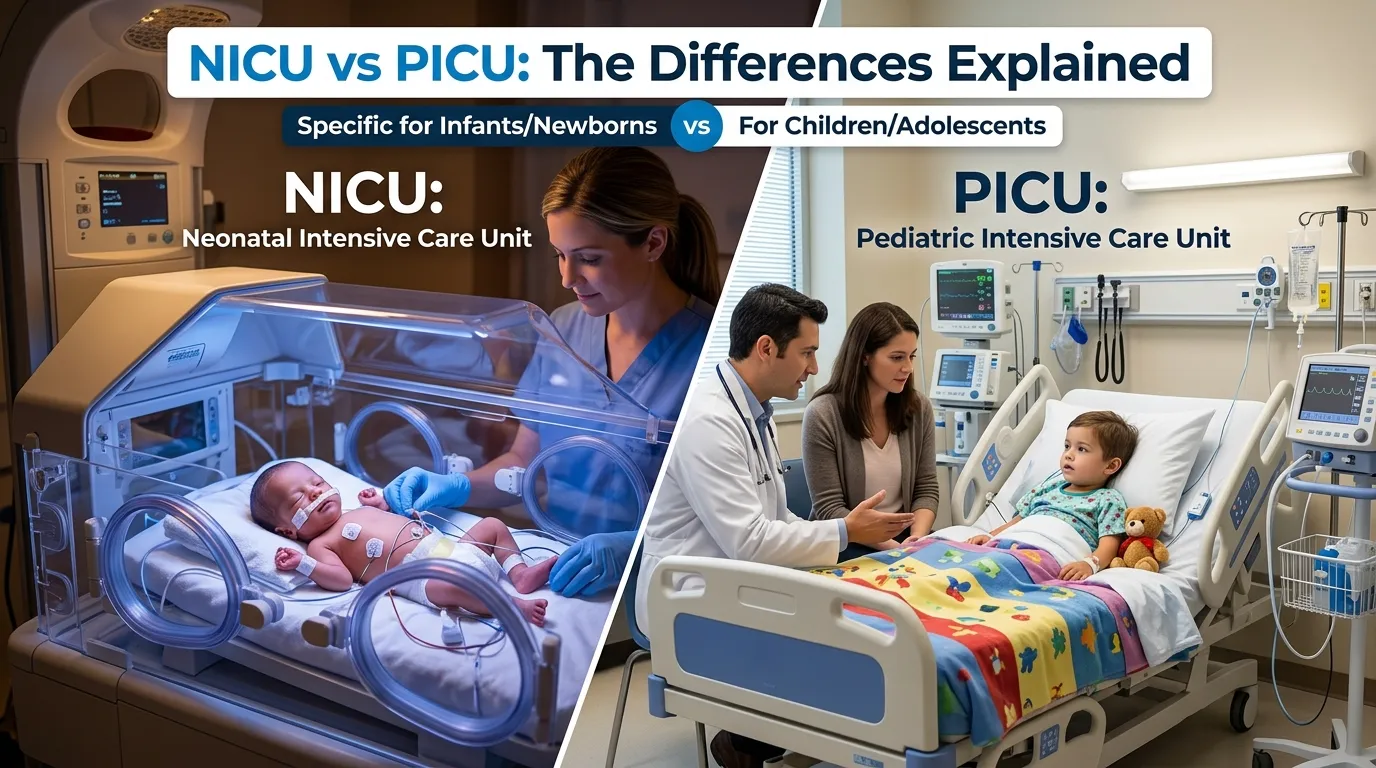 Difference Between NICU and PICU