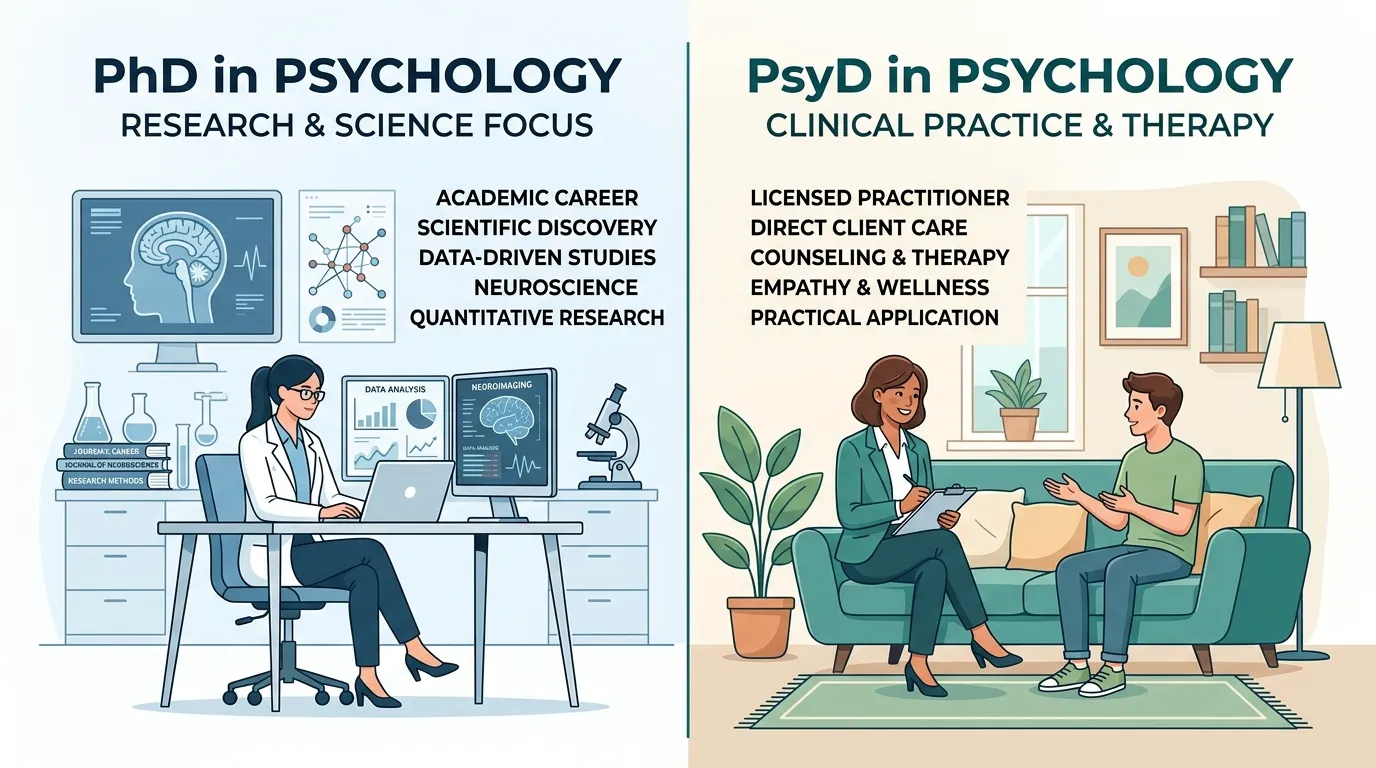 Difference Between PhD and PsyD
