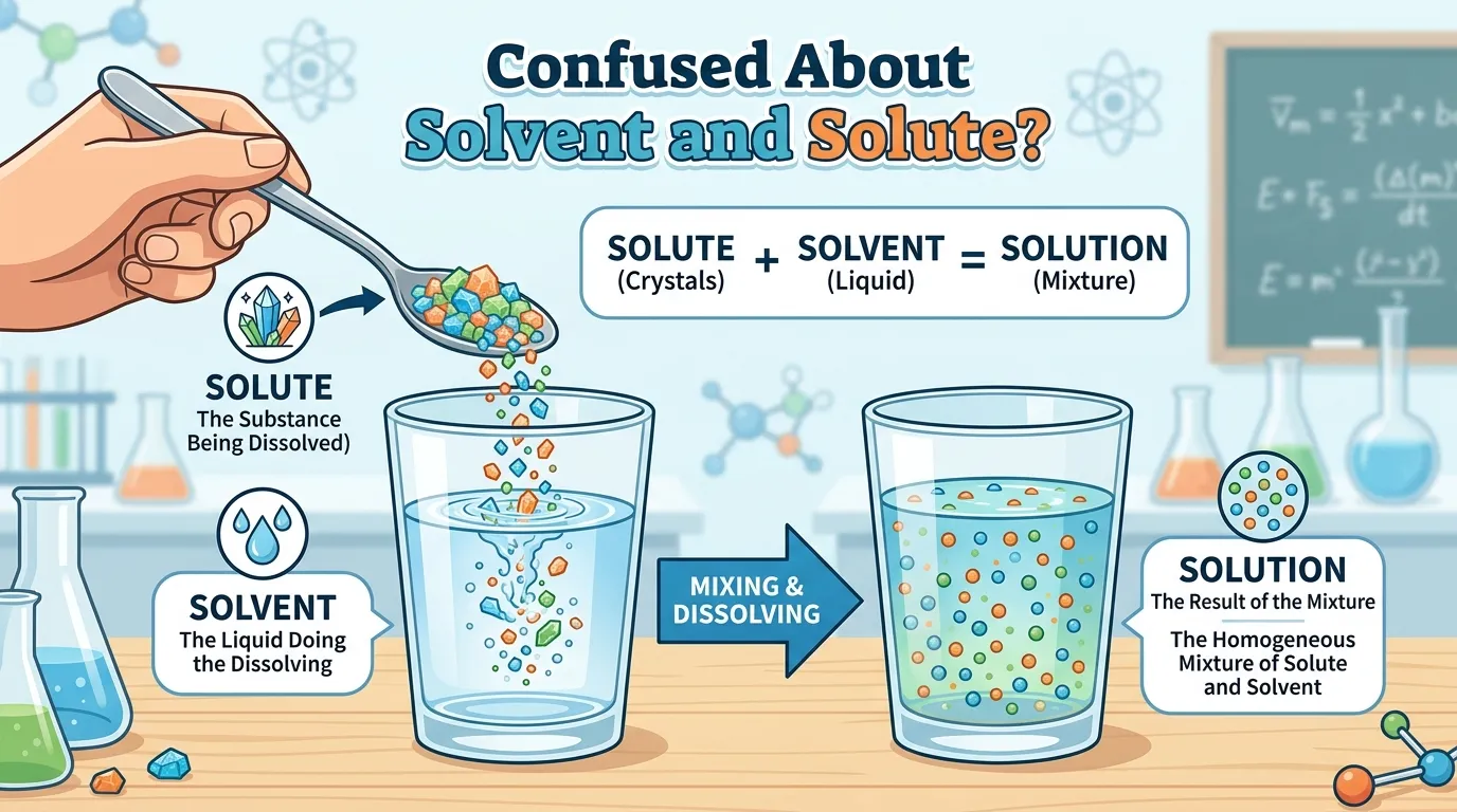 Difference Between Solvent and Solute