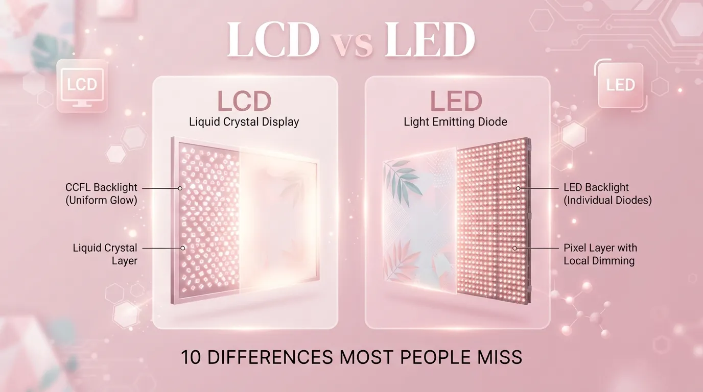 Difference Between LCD and LED