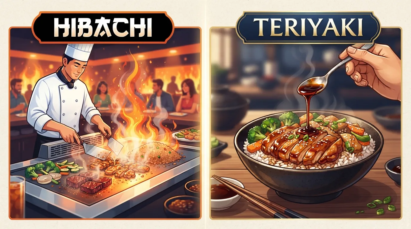 Hibachi vs Teriyaki
