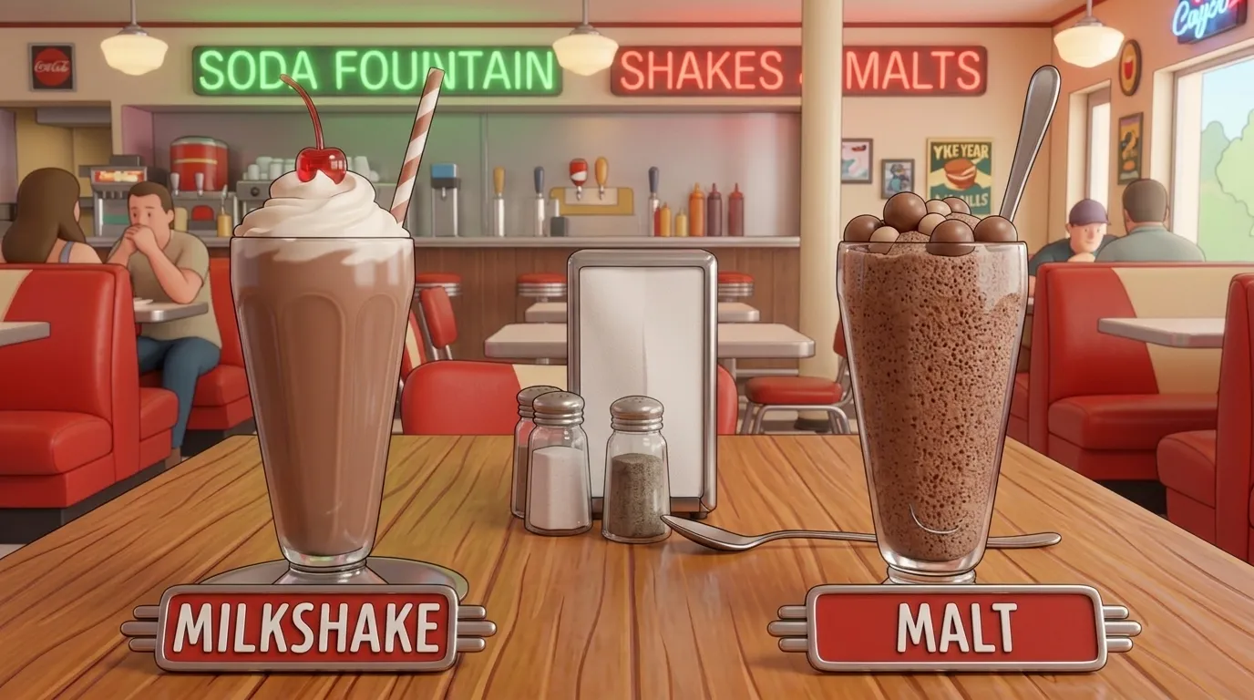 Milkshake vs Malt