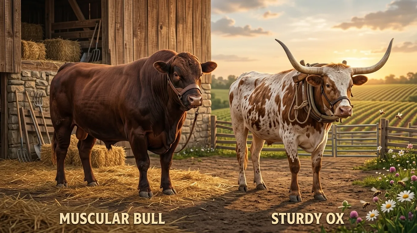 Ox vs Bull
