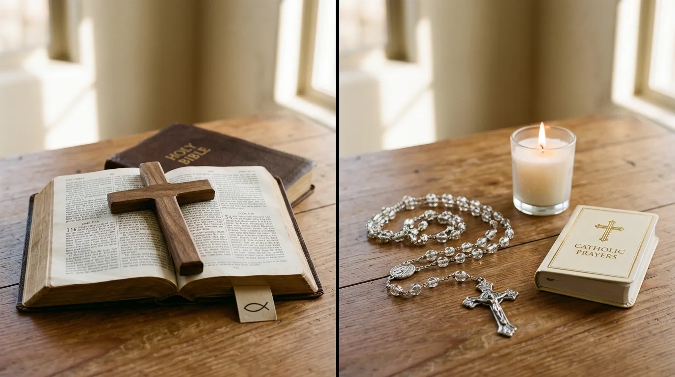 difference between catholic and christian